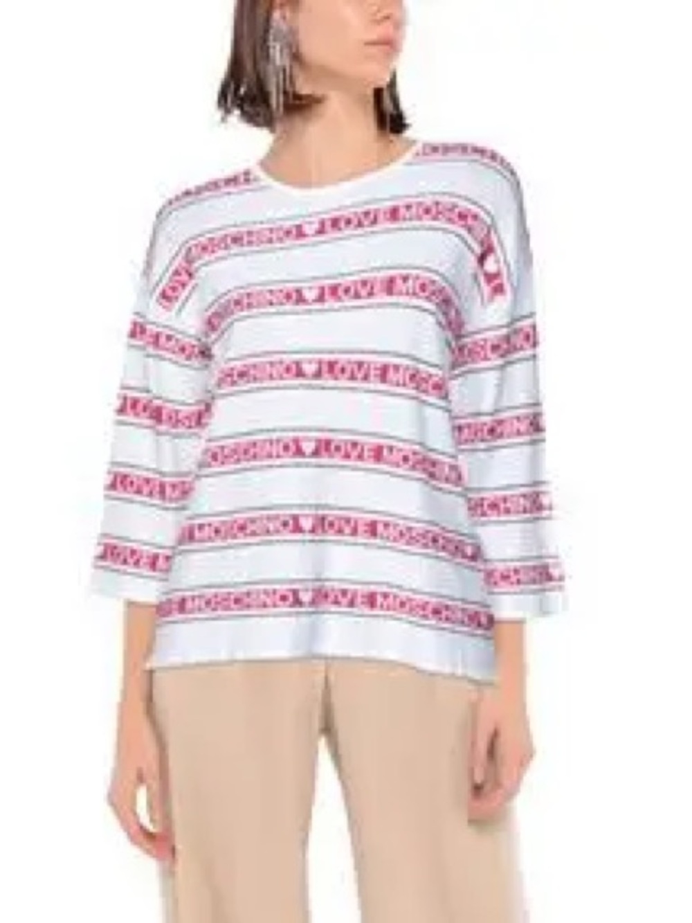 ♥️♥️♥️ Moschino viscose blend sweater size M - Picture 2 of 5